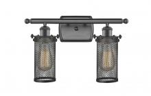 Innovations Lighting 516-2W-OB-CE219-LED - Bleecker - 2 Light - 14 inch - Oil Rubbed Bronze - Bath Vanity Light