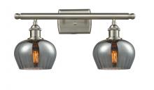 Innovations Lighting 516-2W-SN-G93-LED - Fenton - 2 Light - 17 inch - Brushed Satin Nickel - Bath Vanity Light