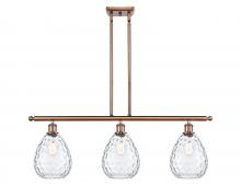 Innovations Lighting 516-3I-AC-G372-LED - Waverly - 3 Light - 36 inch - Antique Copper - Cord hung - Island Light