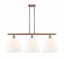 Innovations Lighting 516-3I-AC-GBD-121-LED - Bristol - 3 Light - 39 inch - Antique Copper - Cord hung - Island Light