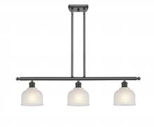Innovations Lighting 516-3I-OB-G411-LED - Dayton - 3 Light - 36 inch - Oil Rubbed Bronze - Cord hung - Island Light