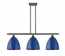 Innovations Lighting 516-3I-OB-MBD-9-BL-LED - Plymouth - 3 Light - 36 inch - Oil Rubbed Bronze - Cord hung - Island Light