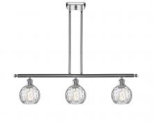 Innovations Lighting 516-3I-PC-G1215-6-LED - Athens Water Glass - 3 Light - 36 inch - Polished Chrome - Cord hung - Island Light