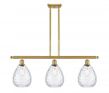 Innovations Lighting 516-3I-SG-G372-LED - Waverly - 3 Light - 36 inch - Satin Gold - Cord hung - Island Light