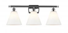 Innovations Lighting 516-3W-PC-GBC-81-LED - Berkshire - 3 Light - 28 inch - Polished Chrome - Bath Vanity Light