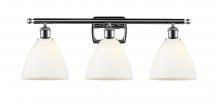 Innovations Lighting 516-3W-PC-GBD-751-LED - Bristol - 3 Light - 28 inch - Polished Chrome - Bath Vanity Light