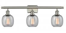 Innovations Lighting 516-3W-SN-G104-LED - Belfast - 3 Light - 26 inch - Brushed Satin Nickel - Bath Vanity Light
