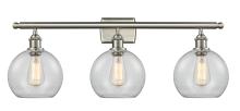 Innovations Lighting 516-3W-SN-G122-LED - Athens - 3 Light - 28 inch - Brushed Satin Nickel - Bath Vanity Light