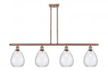 Innovations Lighting 516-4I-AC-G372-LED - Waverly - 4 Light - 48 inch - Antique Copper - Cord hung - Island Light