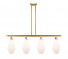 Innovations Lighting 516-4I-SG-G651-7-LED - Cindyrella - 4 Light - 48 inch - Satin Gold - Cord hung - Island Light