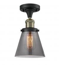 Innovations Lighting 517-1CH-BAB-G63-LED - Cone - 1 Light - 7 inch - Black Antique Brass - Semi-Flush Mount