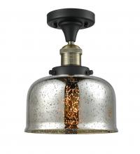 Innovations Lighting 517-1CH-BAB-G78-LED - Bell - 1 Light - 8 inch - Black Antique Brass - Semi-Flush Mount