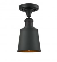 Innovations Lighting 517-1CH-BK-M9-BK-LED - Addison - 1 Light - 5 inch - Matte Black - Semi-Flush Mount