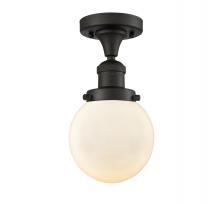 Innovations Lighting 517-1CH-OB-G201-6-LED - Beacon - 1 Light - 6 inch - Oil Rubbed Bronze - Semi-Flush Mount