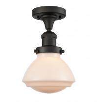 Innovations Lighting 517-1CH-OB-G321-LED - Olean - 1 Light - 7 inch - Oil Rubbed Bronze - Semi-Flush Mount