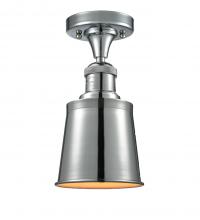 Innovations Lighting 517-1CH-PC-M9-PC-LED - Addison - 1 Light - 5 inch - Polished Chrome - Semi-Flush Mount