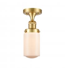 Innovations Lighting 517-1CH-SG-G311-LED - Dover - 1 Light - 5 inch - Satin Gold - Semi-Flush Mount
