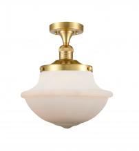 Innovations Lighting 517-1CH-SG-G541-LED - Oxford - 1 Light - 12 inch - Satin Gold - Semi-Flush Mount