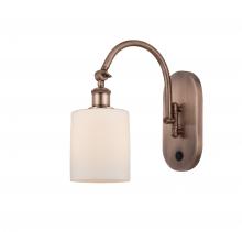 Innovations Lighting 518-1W-AC-G111-LED - Cobbleskill - 1 Light - 5 inch - Antique Copper - Adjustable Swing Arm