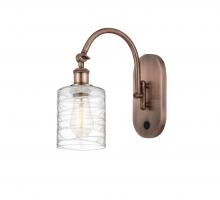 Innovations Lighting 518-1W-AC-G1113-LED - Cobbleskill - 1 Light - 5 inch - Antique Copper - Adjustable Swing Arm