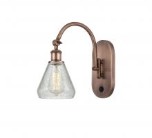 Innovations Lighting 518-1W-AC-G275-LED - Conesus - 1 Light - 6 inch - Antique Copper - Adjustable Swing Arm