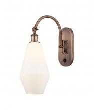 Innovations Lighting 518-1W-AC-G651-7-LED - Cindyrella - 1 Light - 7 inch - Antique Copper - Adjustable Swing Arm