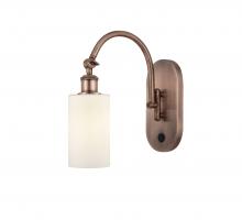 Innovations Lighting 518-1W-AC-G801-LED - Clymer - 1 Light - 4 inch - Antique Copper - Adjustable Swing Arm