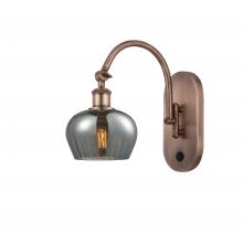Innovations Lighting 518-1W-AC-G93-LED - Fenton - 1 Light - 7 inch - Antique Copper - Adjustable Swing Arm