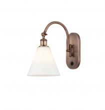 Innovations Lighting 518-1W-AC-GBC-81-LED - Berkshire - 1 Light - 8 inch - Antique Copper - Adjustable Swing Arm