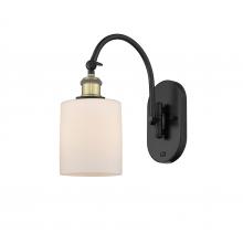 Innovations Lighting 518-1W-BAB-G111-LED - Cobbleskill - 1 Light - 5 inch - Black Antique Brass - Adjustable Swing Arm