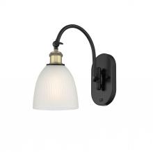 Innovations Lighting 518-1W-BAB-G381-LED - Castile - 1 Light - 6 inch - Black Antique Brass - Adjustable Swing Arm