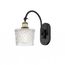 Innovations Lighting 518-1W-BAB-G402-LED - Niagara - 1 Light - 7 inch - Black Antique Brass - Adjustable Swing Arm
