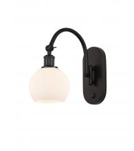 Innovations Lighting 518-1W-OB-G121-6-LED - Athens - 1 Light - 6 inch - Oil Rubbed Bronze - Adjustable Swing Arm