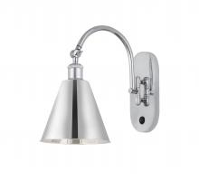Innovations Lighting 518-1W-PC-MBC-8-PC-LED - Berkshire - 1 Light - 8 inch - Polished Chrome - Adjustable Swing Arm