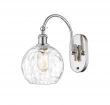 Innovations Lighting 518-1W-PN-G1215-8-LED - Athens Water Glass - 1 Light - 8 inch - Polished Nickel - Adjustable Swing Arm