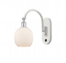 Innovations Lighting 518-1W-WPC-G101-LED - Belfast - 1 Light - 6 inch - White Polished Chrome - Adjustable Swing Arm