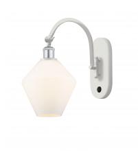 Innovations Lighting 518-1W-WPC-G651-8-LED - Cindyrella - 1 Light - 8 inch - White Polished Chrome - Adjustable Swing Arm