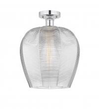 Innovations Lighting 616-1F-PC-G462-12 - Norfolk - 1 Light - 12 inch - Polished Chrome - Semi-Flush Mount