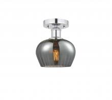 Innovations Lighting 616-1F-PC-G93 - Fenton - 1 Light - 7 inch - Polished Chrome - Semi-Flush Mount