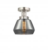 Innovations Lighting 616-1F-SN-G173 - Fulton - 1 Light - 7 inch - Brushed Satin Nickel - Semi-Flush Mount