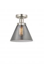 Innovations Lighting 616-1F-SN-G43 - Cone - 1 Light - 8 inch - Brushed Satin Nickel - Semi-Flush Mount