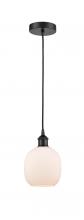 Innovations Lighting 616-1P-BK-G101-LED - Belfast - 1 Light - 6 inch - Matte Black - Cord hung - Mini Pendant
