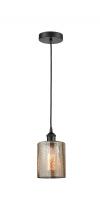 Innovations Lighting 616-1P-BK-G116-LED - Cobbleskill - 1 Light - 5 inch - Matte Black - Cord hung - Mini Pendant