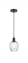 Innovations Lighting 616-1P-BK-G292-LED - Salina - 1 Light - 6 inch - Matte Black - Cord hung - Mini Pendant