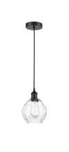 Innovations Lighting 616-1P-BK-G362-LED - Waverly - 1 Light - 6 inch - Matte Black - Cord hung - Mini Pendant