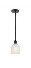 Innovations Lighting 616-1P-BK-G441-LED - Brookfield - 1 Light - 6 inch - Matte Black - Cord hung - Mini Pendant