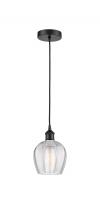 Innovations Lighting 616-1P-BK-G462-6-LED - Norfolk - 1 Light - 6 inch - Matte Black - Cord hung - Mini Pendant