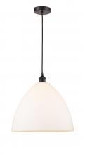 Innovations Lighting 616-1P-OB-GBD-161-LED - Bristol - 1 Light - 16 inch - Oil Rubbed Bronze - Cord hung - Pendant