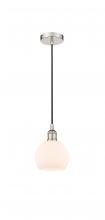 Innovations Lighting 616-1P-PN-G121-6-LED - Athens - 1 Light - 6 inch - Polished Nickel - Cord hung - Mini Pendant