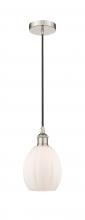 Innovations Lighting 616-1P-PN-G81-LED - Eaton - 1 Light - 6 inch - Polished Nickel - Cord hung - Mini Pendant